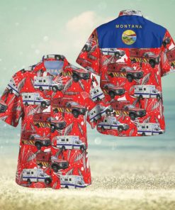 Montana Bigfork Fire Department Hawaiian Shirt