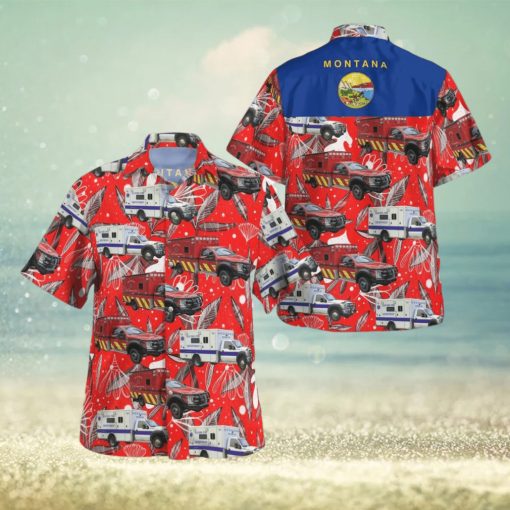 Montana Bigfork Fire Department Hawaiian Shirt