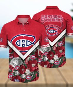 Montreal Canadiens NHL Flower Hawaiian Shirt For Men Women Best Gift For Real Fans