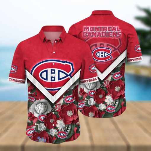 Montreal Canadiens NHL Flower Hawaiian Shirt For Men Women Best Gift For Real Fans