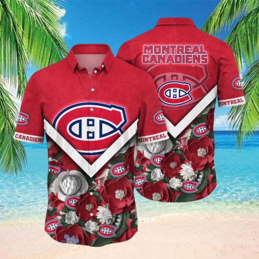 Montreal Canadiens NHL Flower Hawaiian Shirt For Men Women Best Gift For Real Fans