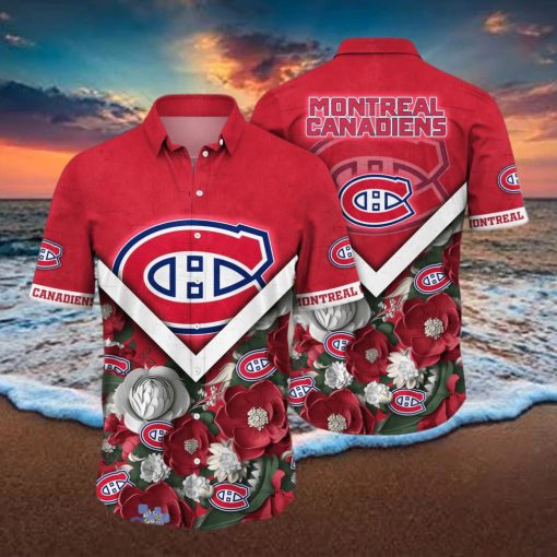 Montreal Canadiens NHL Flower Hawaiian Shirt For Men Women Best Gift For Real Fans