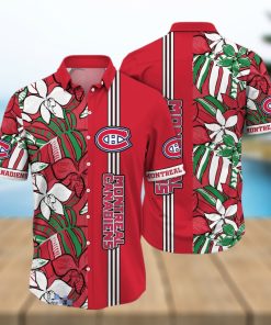 Montreal Canadiens NHL Flower Hawaiian Shirt Unique Gift For Fans