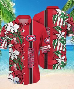 Montreal Canadiens NHL Flower Hawaiian Shirt Unique Gift For Fans