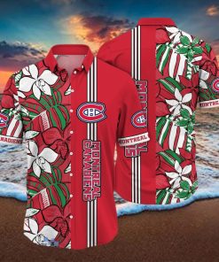 Montreal Canadiens NHL Flower Hawaiian Shirt Unique Gift For Fans
