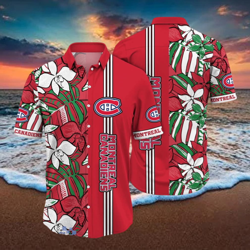 Montreal Canadiens NHL Flower Hawaiian Shirt Best Gift For Fans