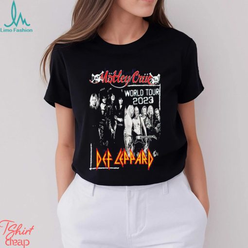 Motley Crue Def Leppard World Tour 2023 Limited Shirt