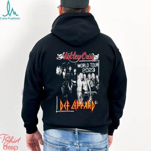 Motley Crue Def Leppard World Tour 2023 Limited Shirt