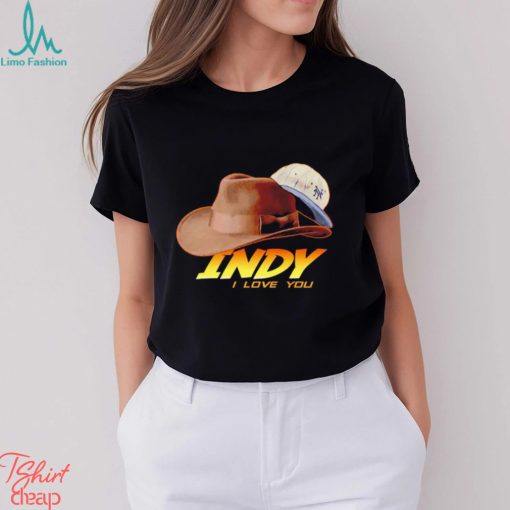 Mr Jones Indy I love you shirt