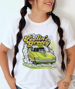 Muscle car Steve Crook’s feelin’ Groovy Chevy Vega funny car retro shirt