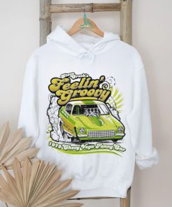 Muscle car Steve Crook’s feelin’ Groovy Chevy Vega funny car retro shirt