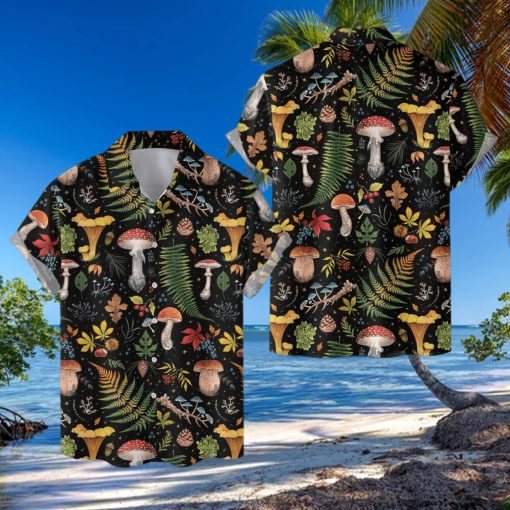 Mushroom 3D 3D Hawaiian Shirt