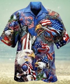 My Heat Beats Tue To My Country Patriotism Hawaiian Shirt