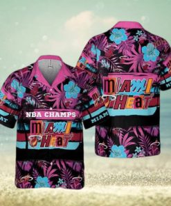 NBA Champs Miami Heat Hawaiian Shirt Summer Beach Gift Aloha