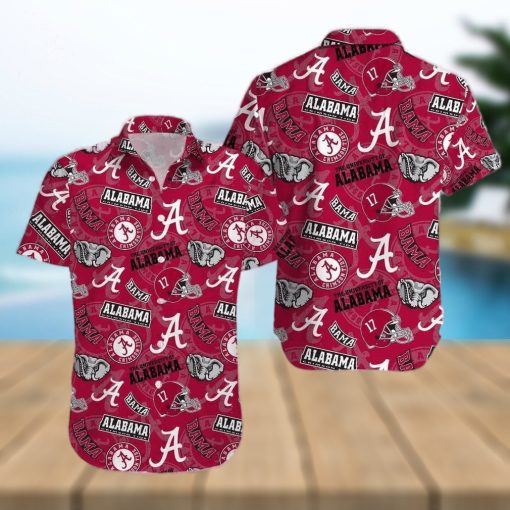 NCAA Alabama Crimson Tide Hawaiian Shirt Best Gift For College Football Fans