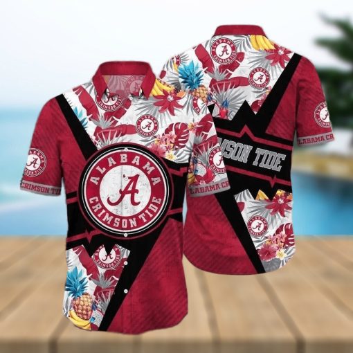 NCAA Alabama Crimson Tide Hawaiian Shirt Gift For College Football Fans