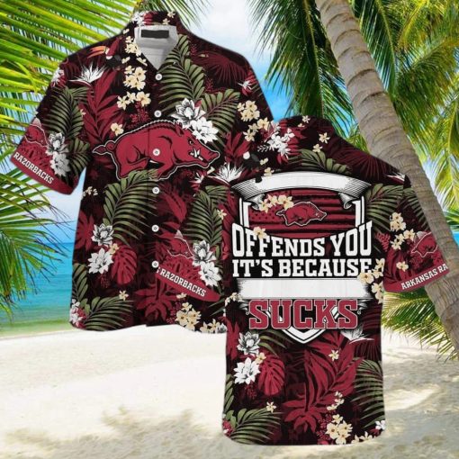 NCAA Arkansas Razorbacks Hawaiian Shirt Offends You It s Because Sucks