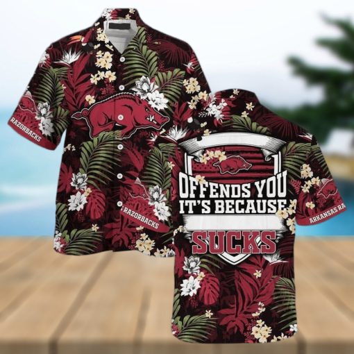 NCAA Arkansas Razorbacks Hawaiian Shirt Offends You It s Because Sucks