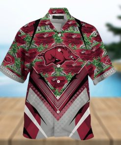 NCAA Arkansas Razorbacks Hawaiian Shirt Practical Beach Gift For Him