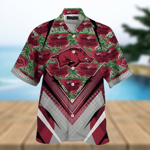 NCAA Arkansas Razorbacks Hawaiian Shirt Practical Beach Gift For Him