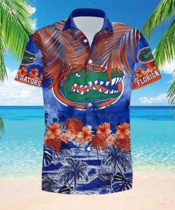 NCAA Florida Gators Hawaiian Shirt Hibiscus Tropical Leaves Best Beach Gift