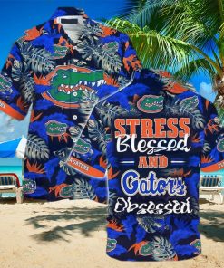 NCAA Florida Gators Hawaiian Shirt Summer Aloha Stress Blessed Obsessed