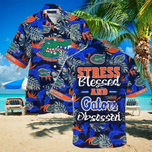 NCAA Florida Gators Hawaiian Shirt Summer Aloha Stress Blessed Obsessed