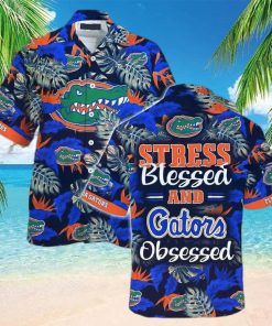 NCAA Florida Gators Hawaiian Shirt Summer Aloha Stress Blessed Obsessed