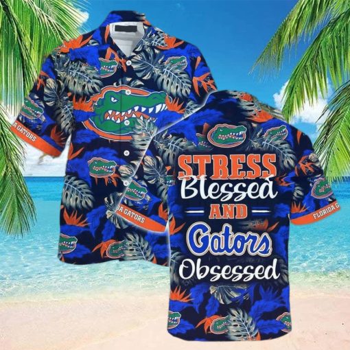 NCAA Florida Gators Hawaiian Shirt Summer Aloha Stress Blessed Obsessed