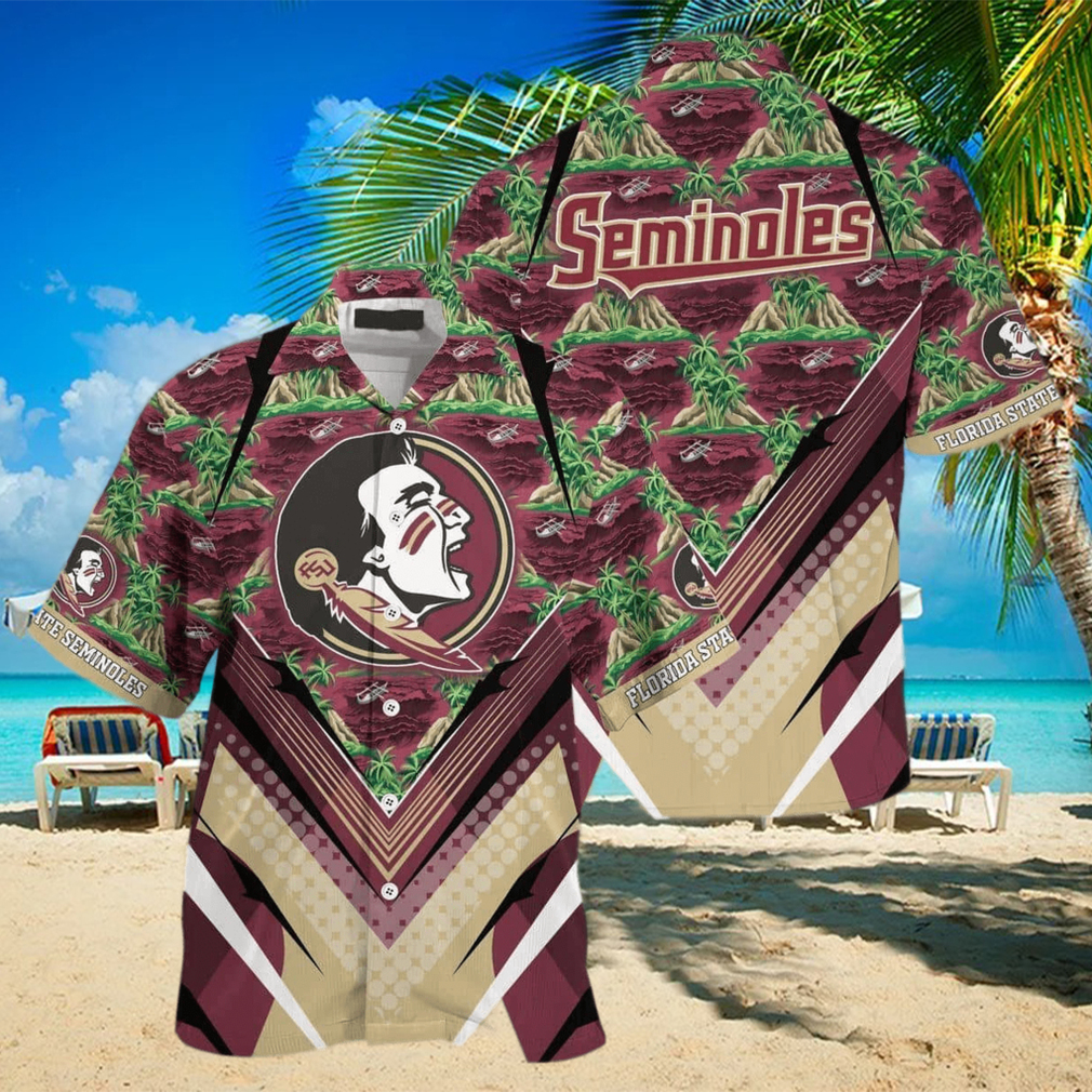 NCAA Florida State Seminoles Flower Hawaiian Shirt 3D Shirt, Unique Florida  State Seminoles Gifts - T-shirts Low Price