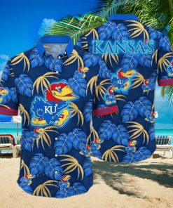 NCAA Kansas Jayhawks Hawaiian Shirt Beach Gift For Friend