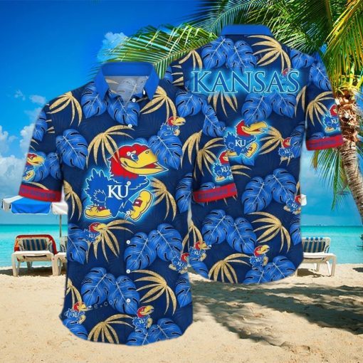 NCAA Kansas Jayhawks Hawaiian Shirt Beach Gift For Friend