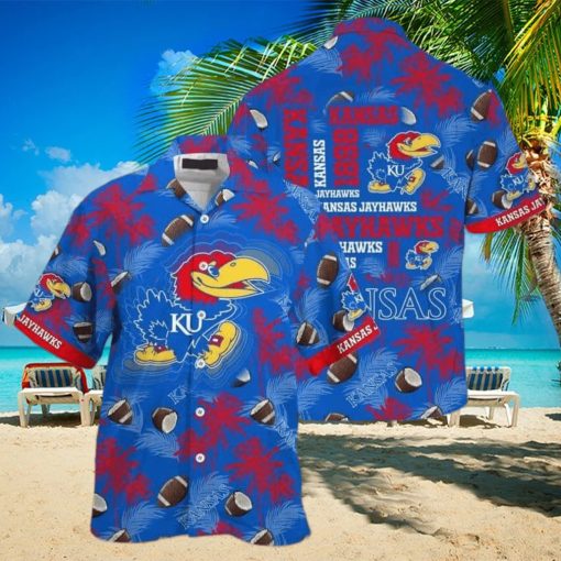 NCAA Kansas Jayhawks Hawaiian Shirt Gift For Beach Lovers