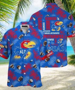 NCAA Kansas Jayhawks Hawaiian Shirt Gift For Beach Lovers