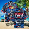 Floral Aloha NCAA Ohio State Buckeyes Hawaiian Shirt Hibiscus Flowers Pattern