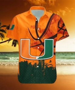 NCAA Miami Hurricanes Hawaiian Shirt Summer Beach Gift