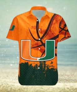 NCAA Miami Hurricanes Hawaiian Shirt Summer Beach Gift