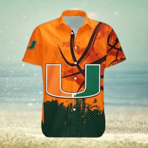 NCAA Miami Hurricanes Hawaiian Shirt Summer Beach Gift