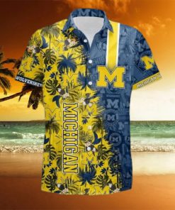 NCAA Michigan Wolverines Hawaiian Shirt Gift For Beach Vacation