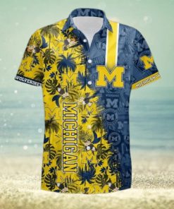 NCAA Michigan Wolverines Hawaiian Shirt Gift For Beach Vacation