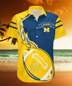 NCAA Michigan Wolverines Hawaiian Shirt Michigan Gift For Sport Fans