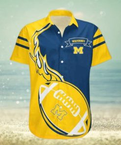 NCAA Michigan Wolverines Hawaiian Shirt Michigan Gift For Sport Fans