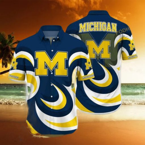 NCAA Michigan Wolverines Hawaiian Shirt Sport Gift For Dad