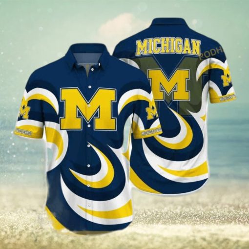 NCAA Michigan Wolverines Hawaiian Shirt Sport Gift For Dad