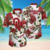 NCAA Oklahoma Sooners Hawaiian Shirt Aloha Flower Beach Gift For Him