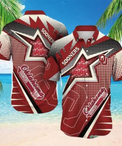 NCAA Oklahoma Sooners Hawaiian Shirt Star Pattern Beach Gift For Him