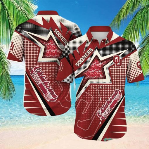 NCAA Oklahoma Sooners Hawaiian Shirt Star Pattern Beach Gift For Him