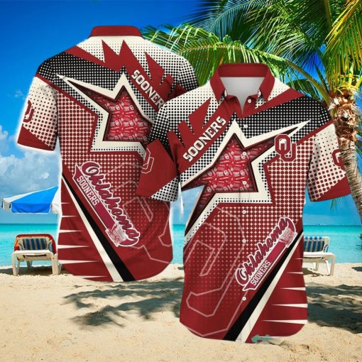 NCAA Oklahoma Sooners Hawaiian Shirt Star Pattern Beach Gift For Him