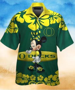 NCAA Oregon Ducks And Minnie Mouse Hawaiian Shirt