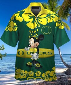 NCAA Oregon Ducks And Minnie Mouse Hawaiian Shirt